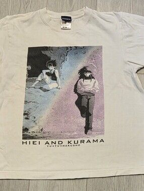 Yuyu Hakusho Hiei & Kurama Graphic Tee - White